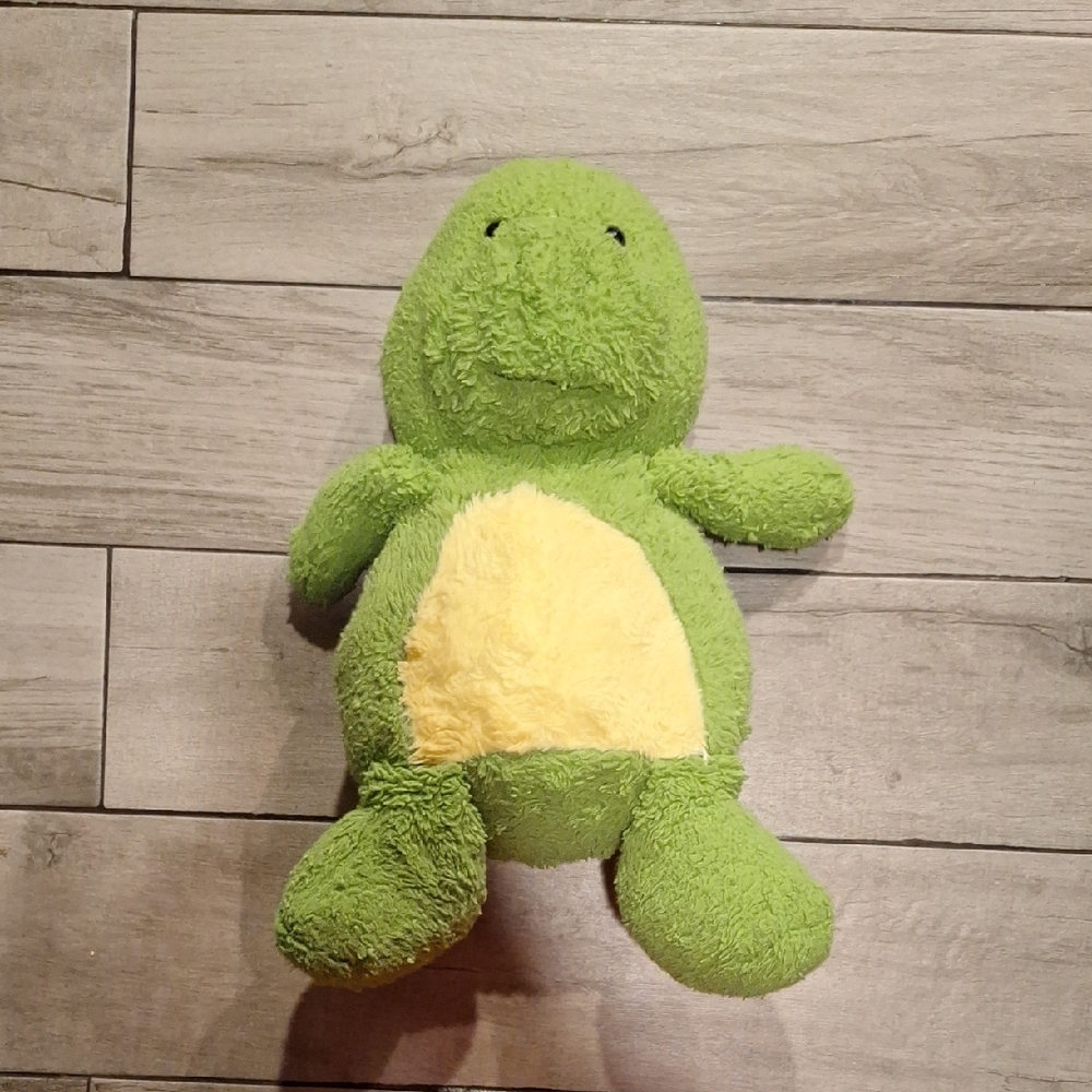 🍁Green and Yellow Plush Turtle Toy🐬